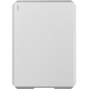 Hard disk extern LaCie Mobile Drive, 2 TB, USB 3.1 Tip C, Argintiu